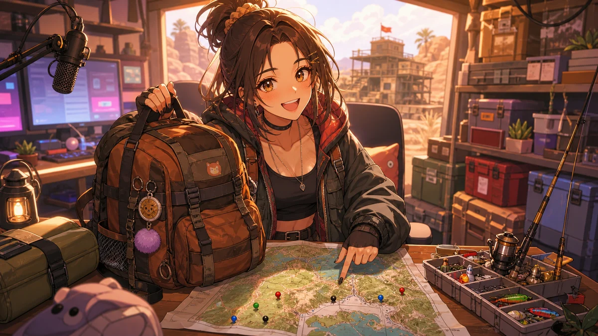 雨庭やえ『AiRY RUST』DAY4、前日のロスト回収からモニュメント再挑戦へ 深海釣り準備とカジノまで広がった4時間半 のV-BUZZ独自アイキャッチ