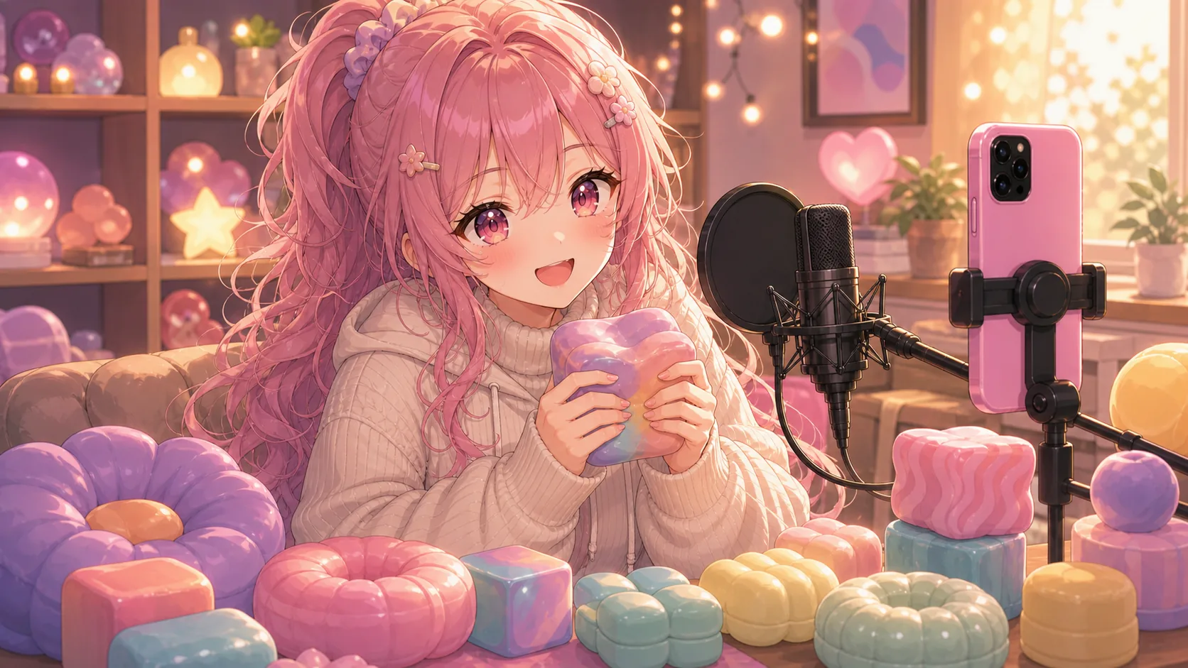 スクイーズとメロジョイで録音前の肩をほぐす