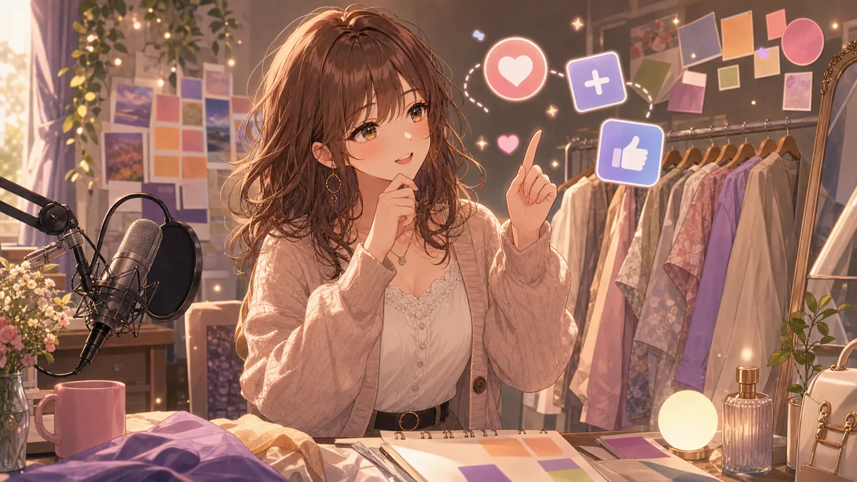 服選びと登録者数の話に出る自己分析
