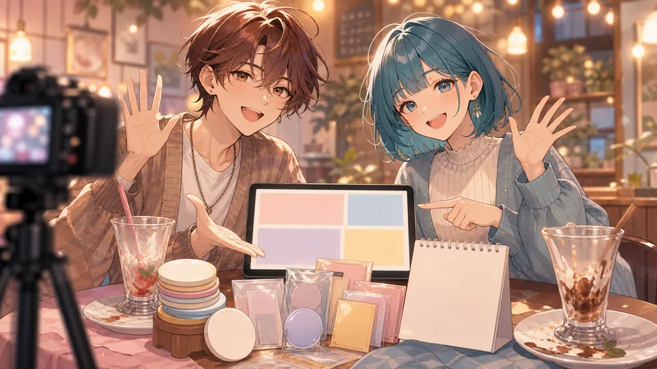 終盤告知と公式ページへの導線を表すオリジナルイラスト