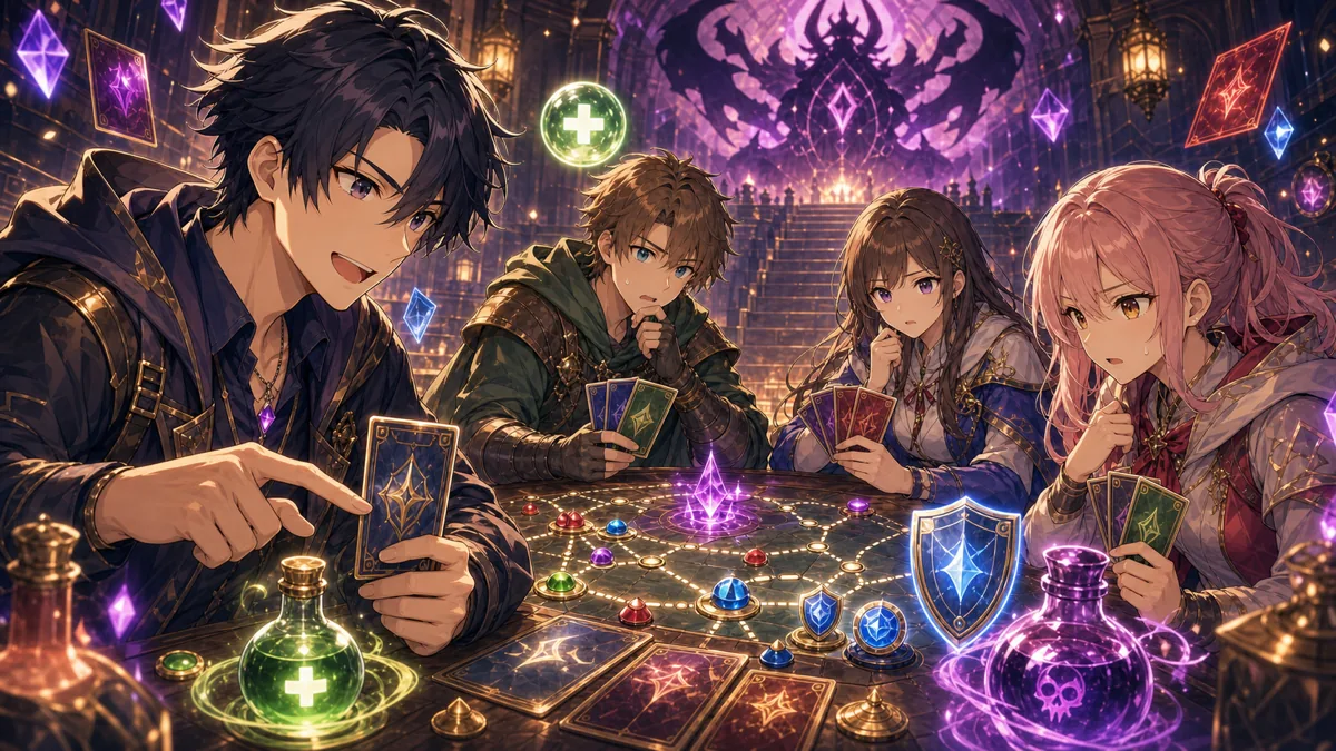 2層ボス前後の立て直しを表したオリジナルイラスト