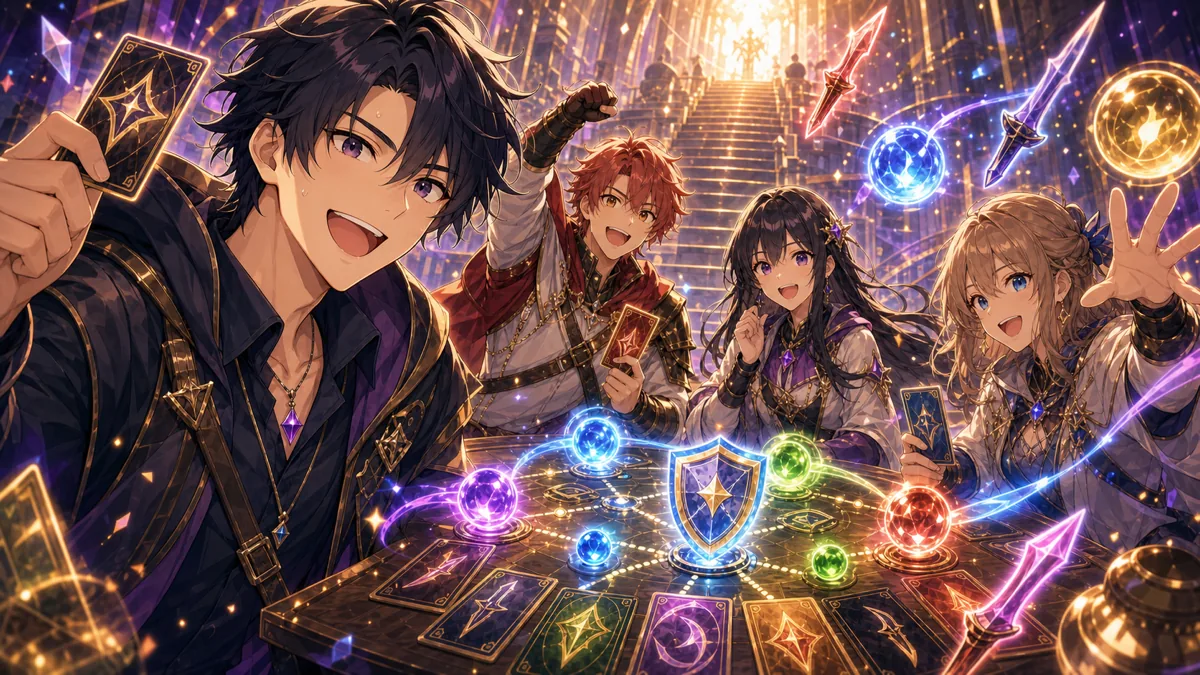 終盤のエナジー供給と登頂を表したオリジナルイラスト