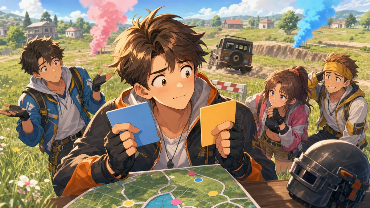 名前いじりとPUBG新要素をイメージしたオリジナルイラスト