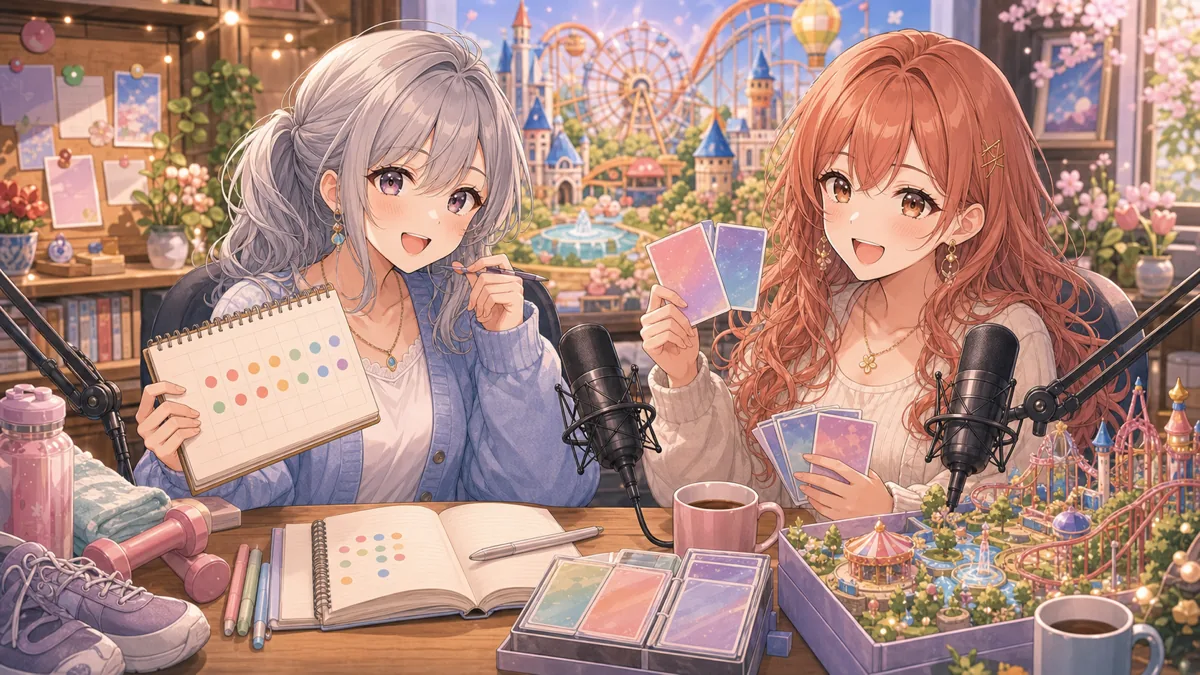 三日坊主の投稿からカードとゲーム告知へ広がるイメージ
