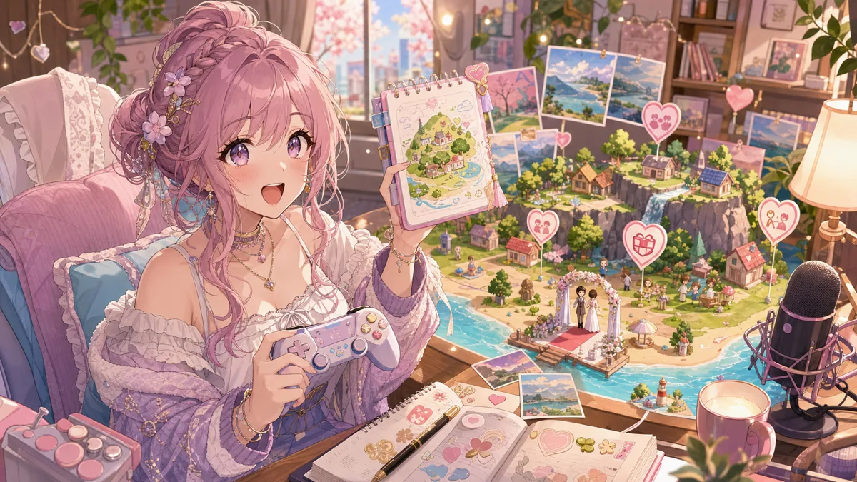 橘ひなの『トモダチコレクション わくわく生活』春の恋回を整理 告白、島づくり、友達相談まで動いた4時間 のV-BUZZ独自アイキャッチ
